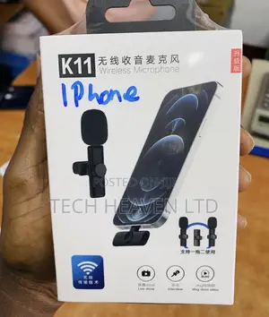  Wireless Microphone - iPhone / Lightning Cable