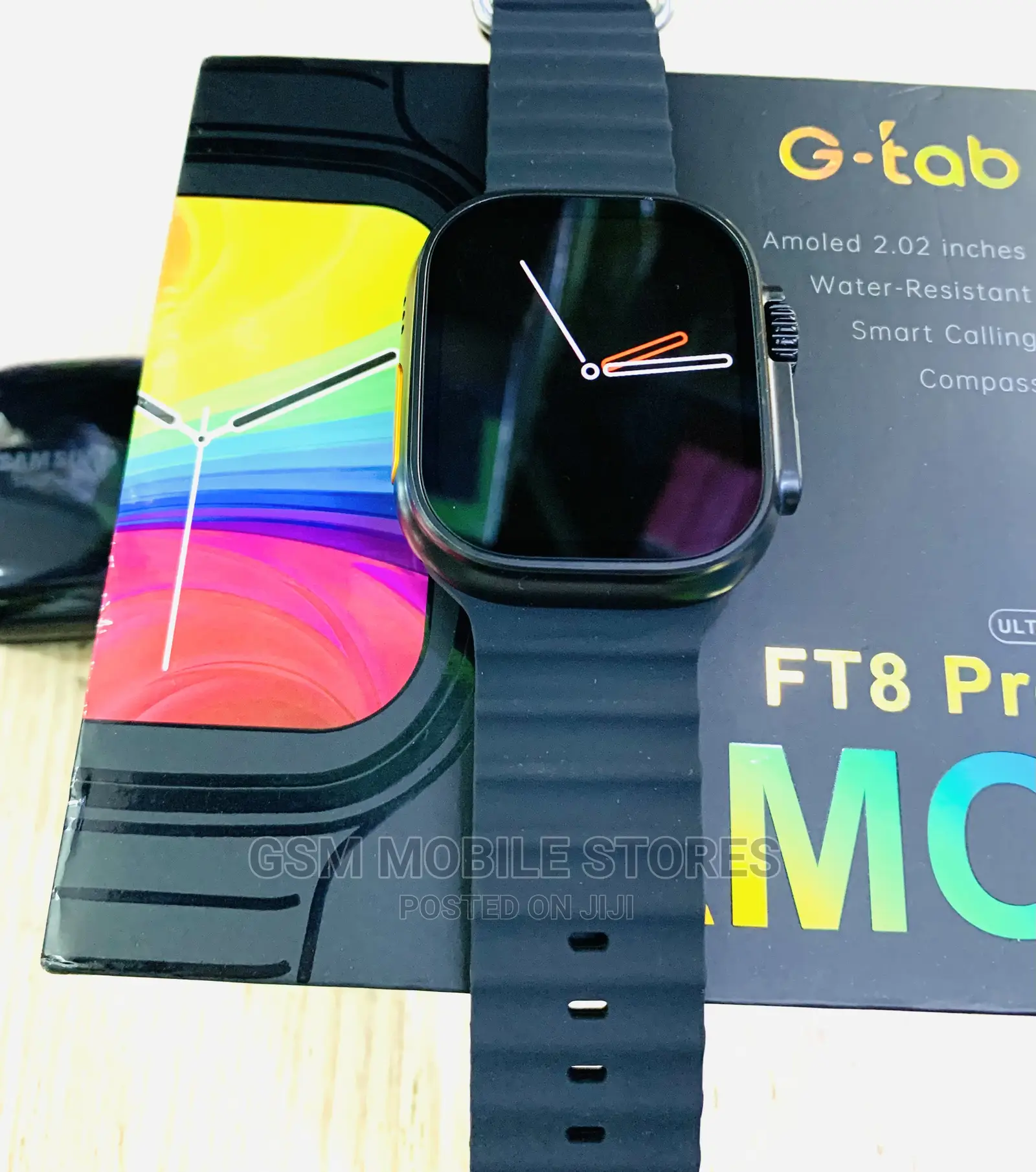 G-Tab FT8 Pro Supper AMOLED Display, Calling Smart Watch