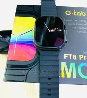 G-Tab FT8 Pro Supper AMOLED Display, Calling Smart Watch
