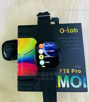 G-Tab FT8 Pro Supper AMOLED Display, Calling Smart Watch
