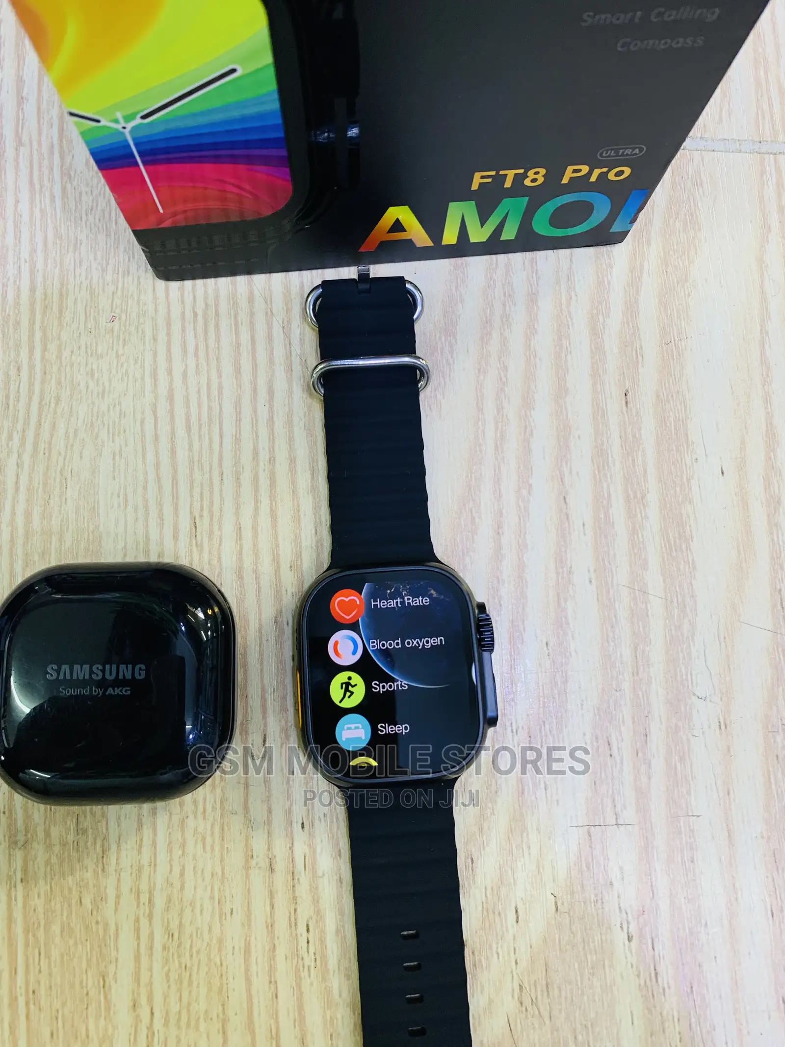 G-Tab FT8 Pro Supper AMOLED Display, Calling Smart Watch