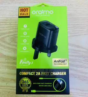 Oraimo Firefly 3 Fast Charging Adapter + USB -C / iPhone
