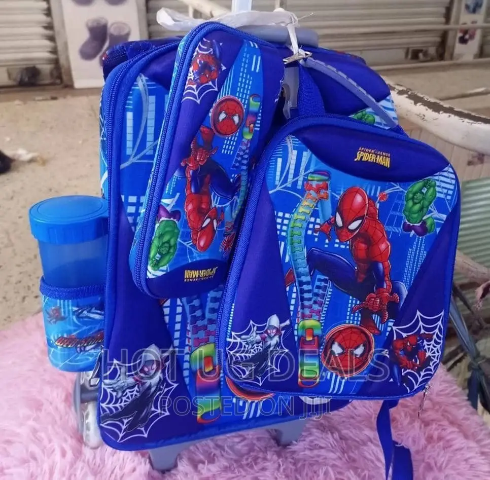 3pc Spiderman Bag - Multicolour