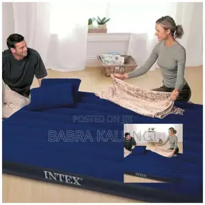 Intex Inflatable Mattress With 2 Pillows