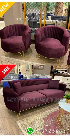 Double Sofa With Two Singles Call On