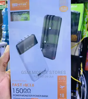 Hyhoyan 15000mah 18w Fast Charging Power Bank
