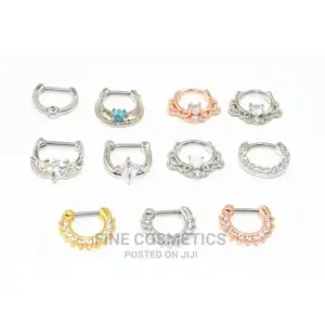 1pc 16G Septum Segment Ring Seamlessness Septum Ring Clicker