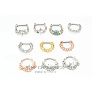 1pc 16G Septum Segment Ring Seamlessness Septum Ring Clicker