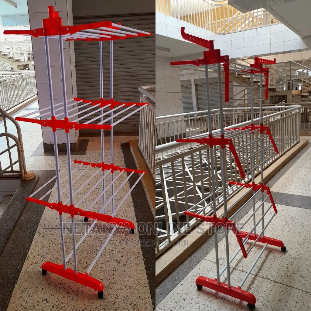 Multipurpose 3 Steps Cloth Drying Rack