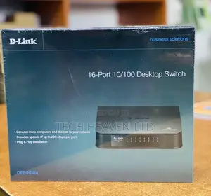 16-Port 10/100 Desktop Switch - Dlink