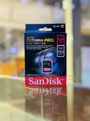 128GB Sandisk Extreme PRO - SDXC UHS-| Memory Card