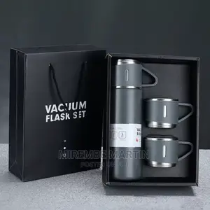 Vaccum Flask Set With Two Cups
