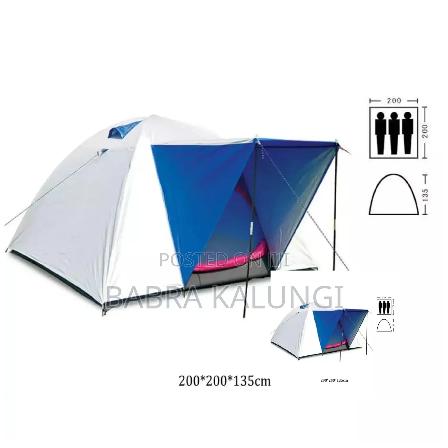 Three 3 People Camping Tent