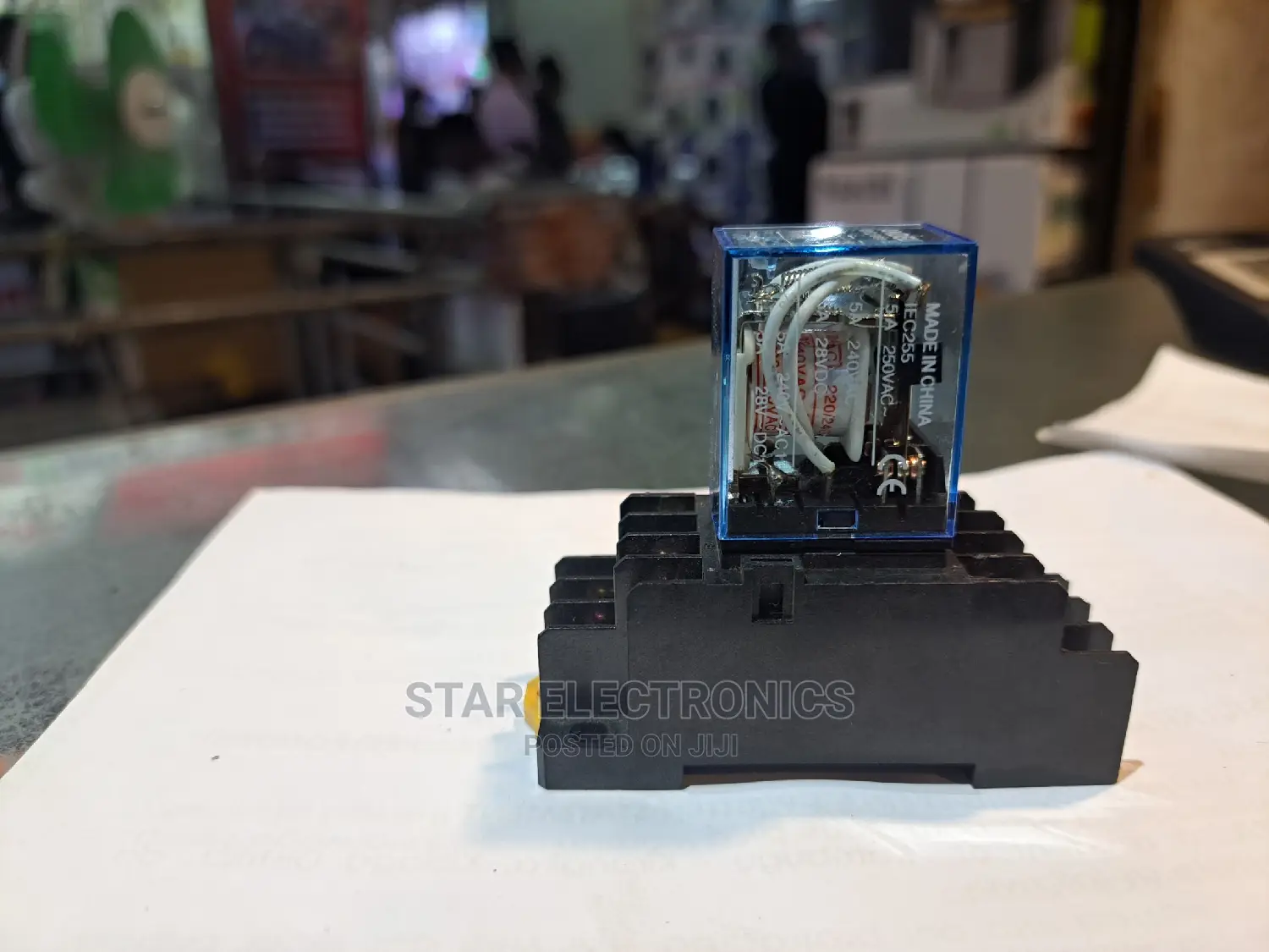 Ac Relay With Its Socket