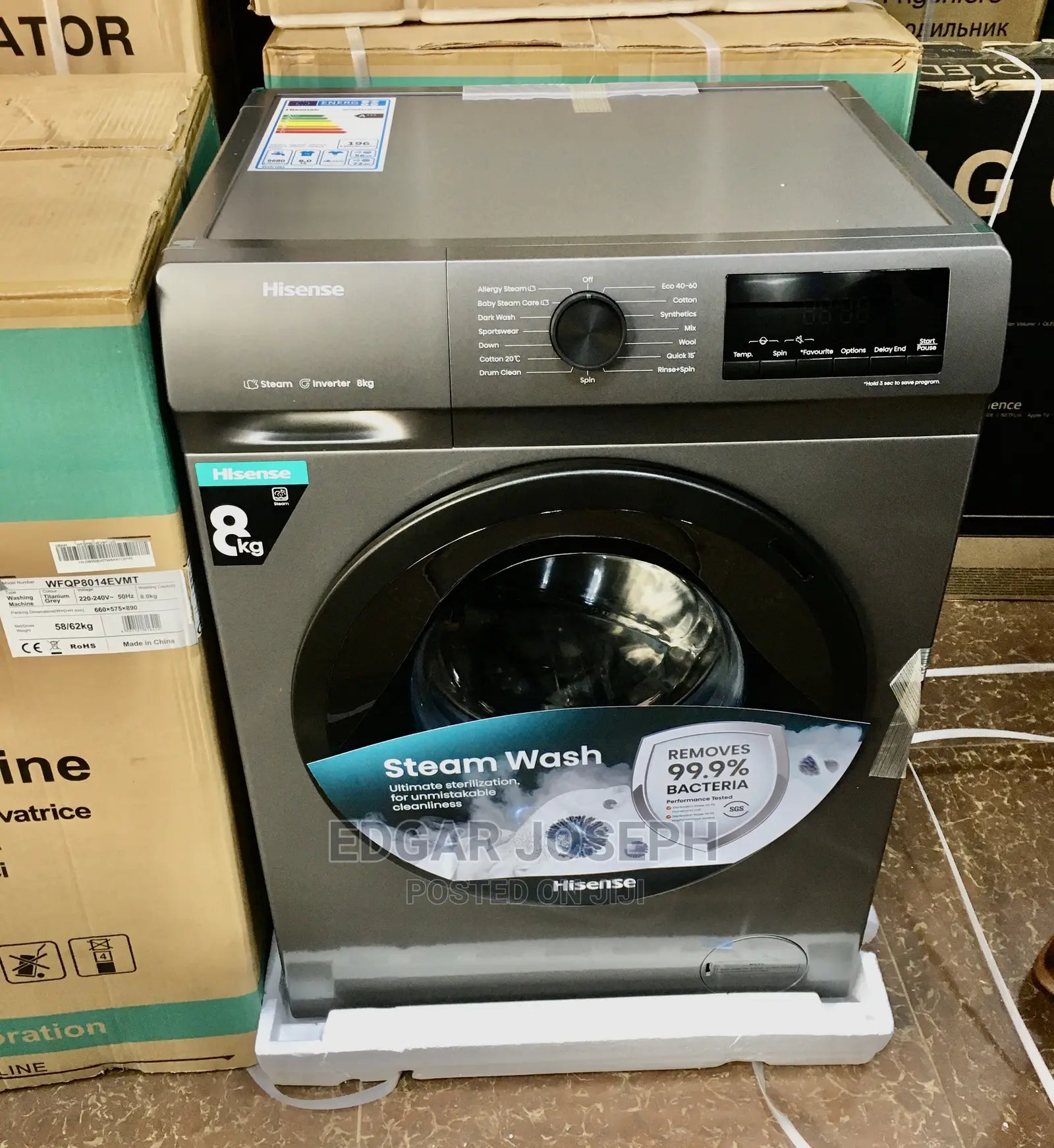 8kg Hisense Washing Machine