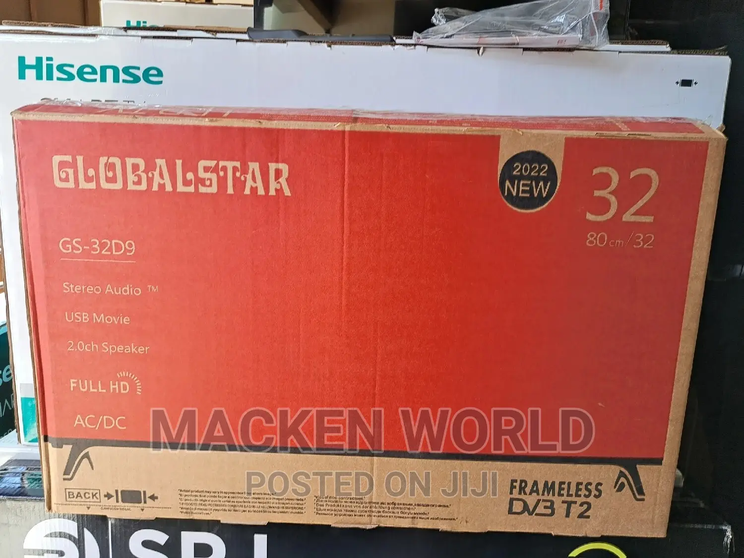 32 Global Star Digital Free to Air Decoder Frameless