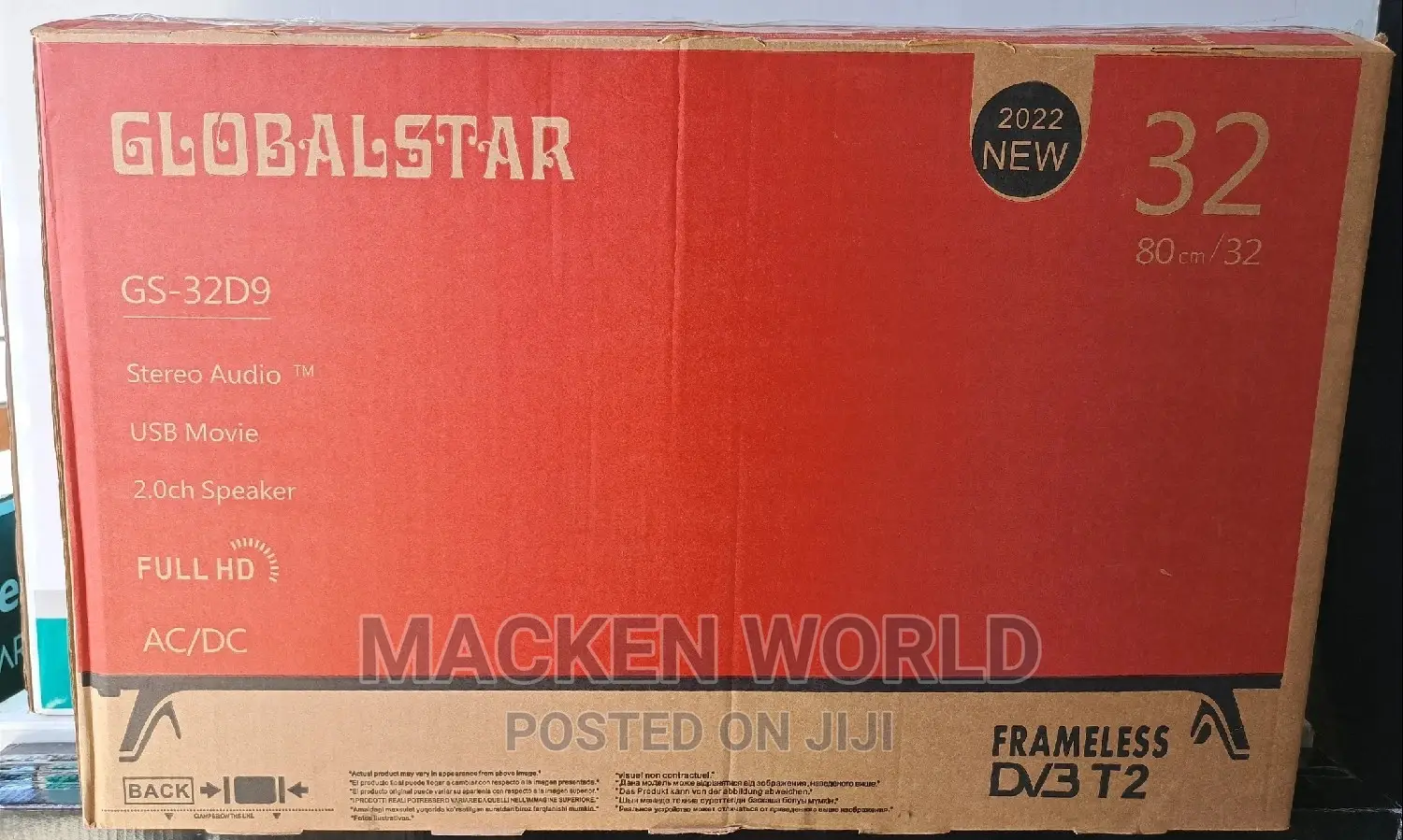 32 Global Star Digital Free to Air Decoder Frameless