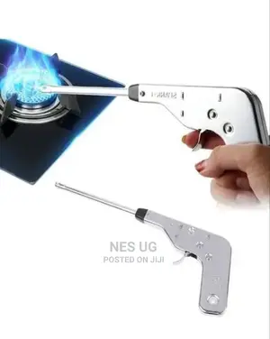 Gas Lighter With Electric Sparks – Silver