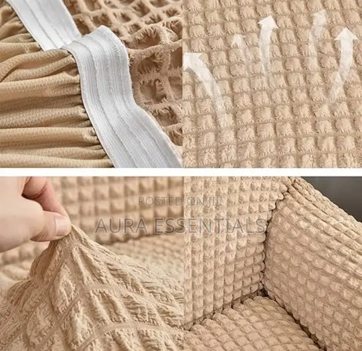 3:1:1 Khaki Seater Elastic Sofa Covers