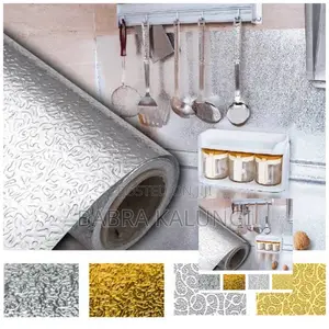 Waterproof Oil Proof Aluminum Foil Kitchen Stickers