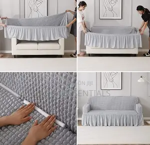 3:1:1 Light Grey Five Seater Elastic Sofa Cover