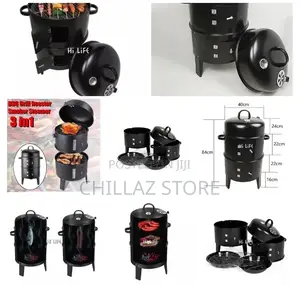 3in1charcoal BBQ Grill.
