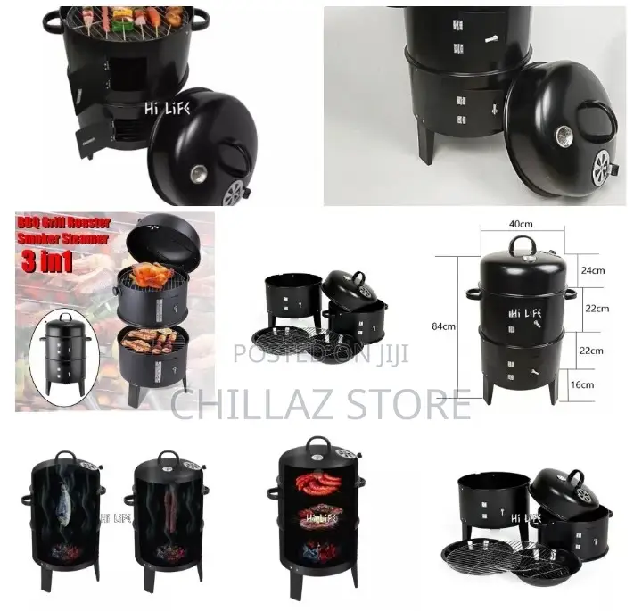 3in1charcoal BBQ Grill.