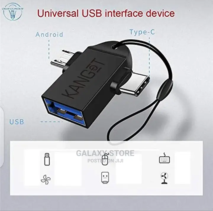 2in1 Type C Micro Usb Otg to Usb a 3.0 Female Connector