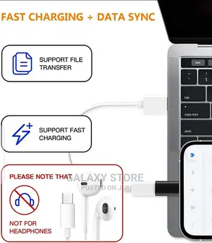Usb-C to Lightning Cable Adapter, Type-C to Pd for iPhone
