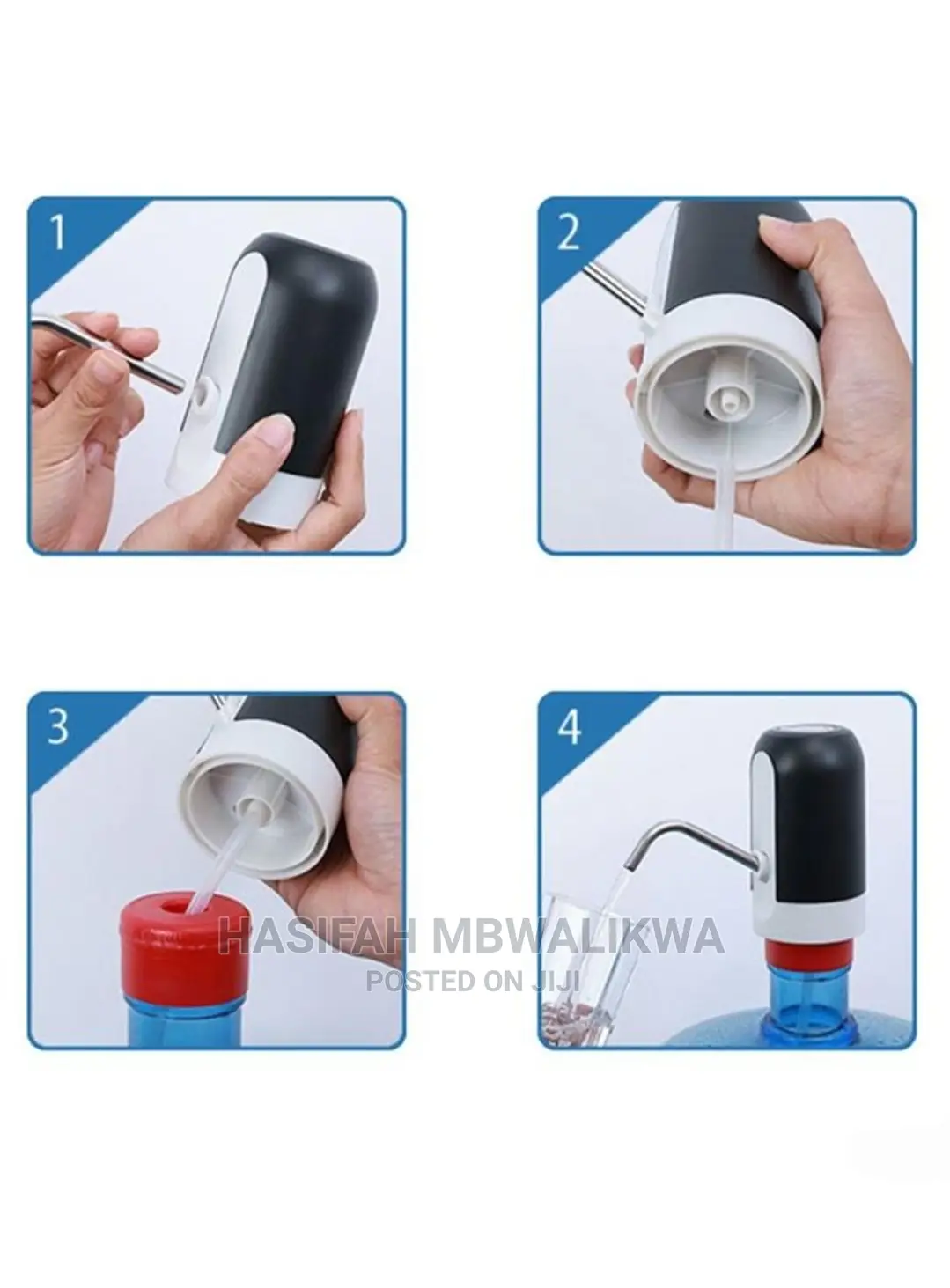 Automatic Water Dispenser With USB Charging Cable