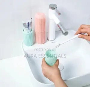 Travel Toothpaste and Toothbrush Holder