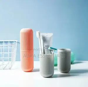 Travel Toothpaste and Toothbrush Holder