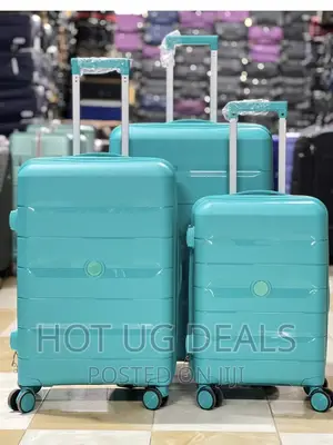 Waterproof Travel Suitcases- Light Blue