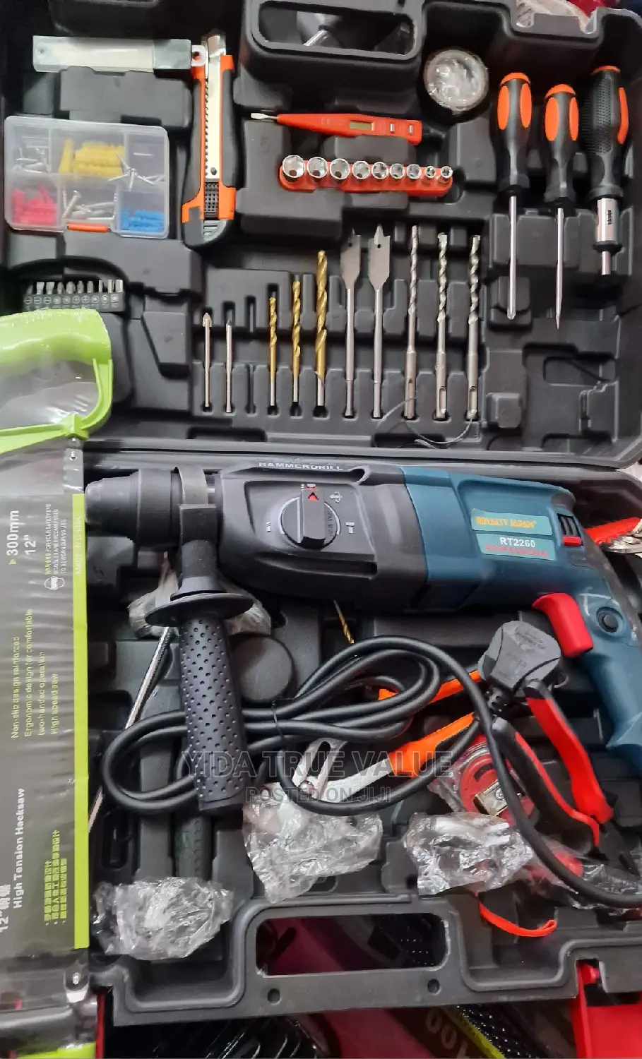 Hammer Drill With Other Workshop Tools