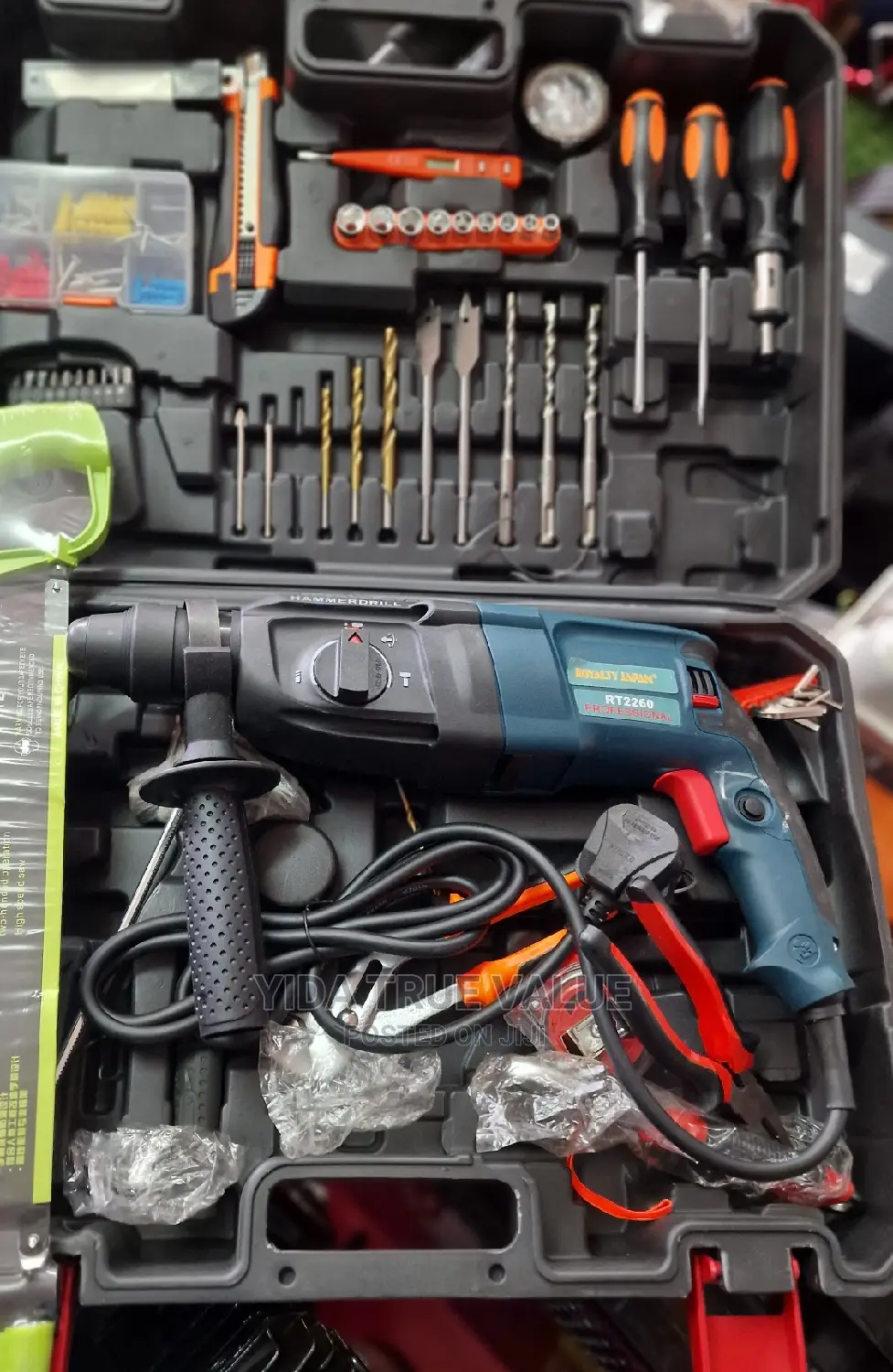 Hammer Drill With Other Workshop Tools