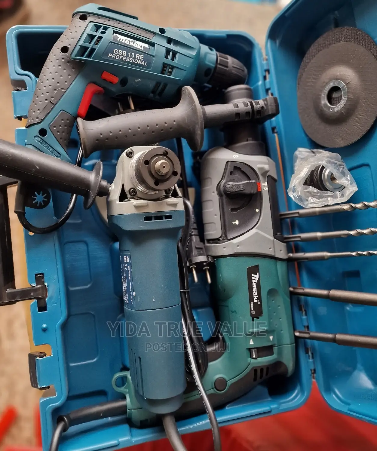Grinder and Drill Set