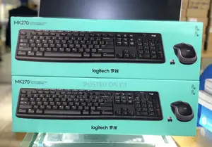 Logitech Full-Size Wireless Combo MK270 Keyboard and Mouse