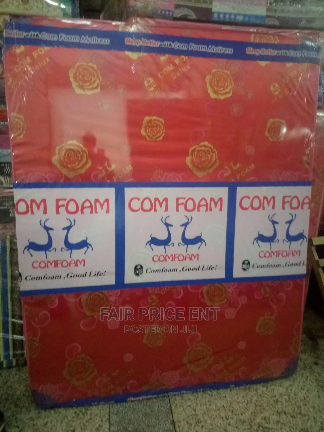 Mattress 4x6x6inches.( Red)