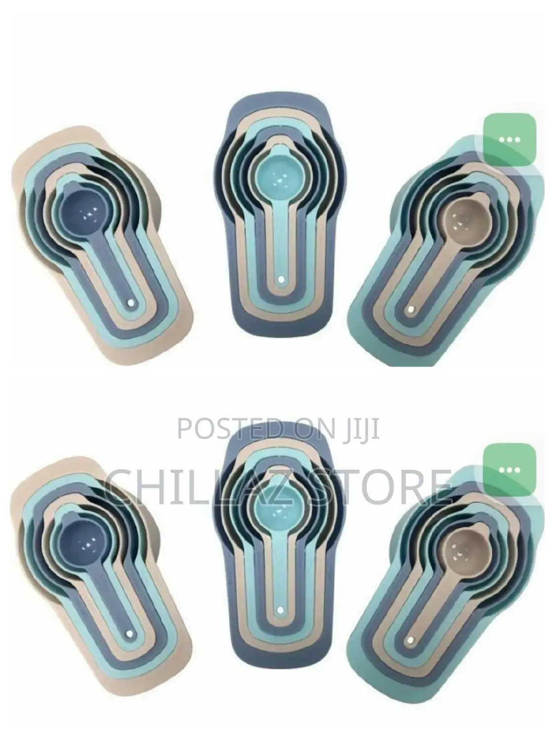 Plastic Measuring Spoons Set.
