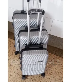 Plastic Waterproof Suitcase - Silver