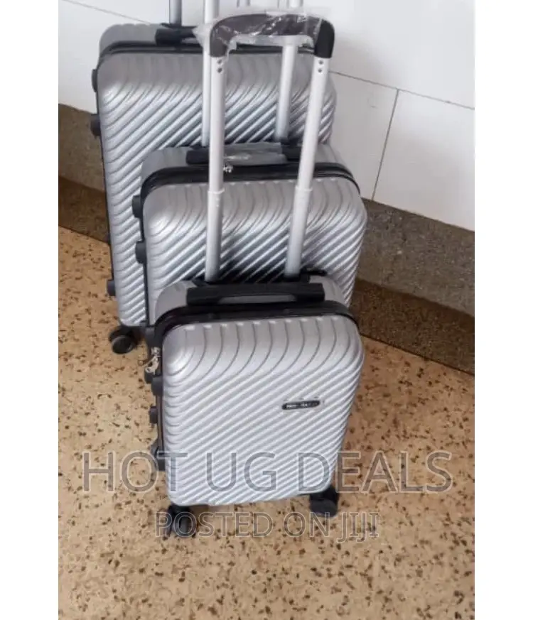 Plastic Waterproof Suitcase - Silver