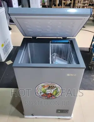 130l Spj Electric Chest Freezer- Silver