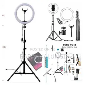 10 Inch Ring Light Dimmable_3 Colorled
