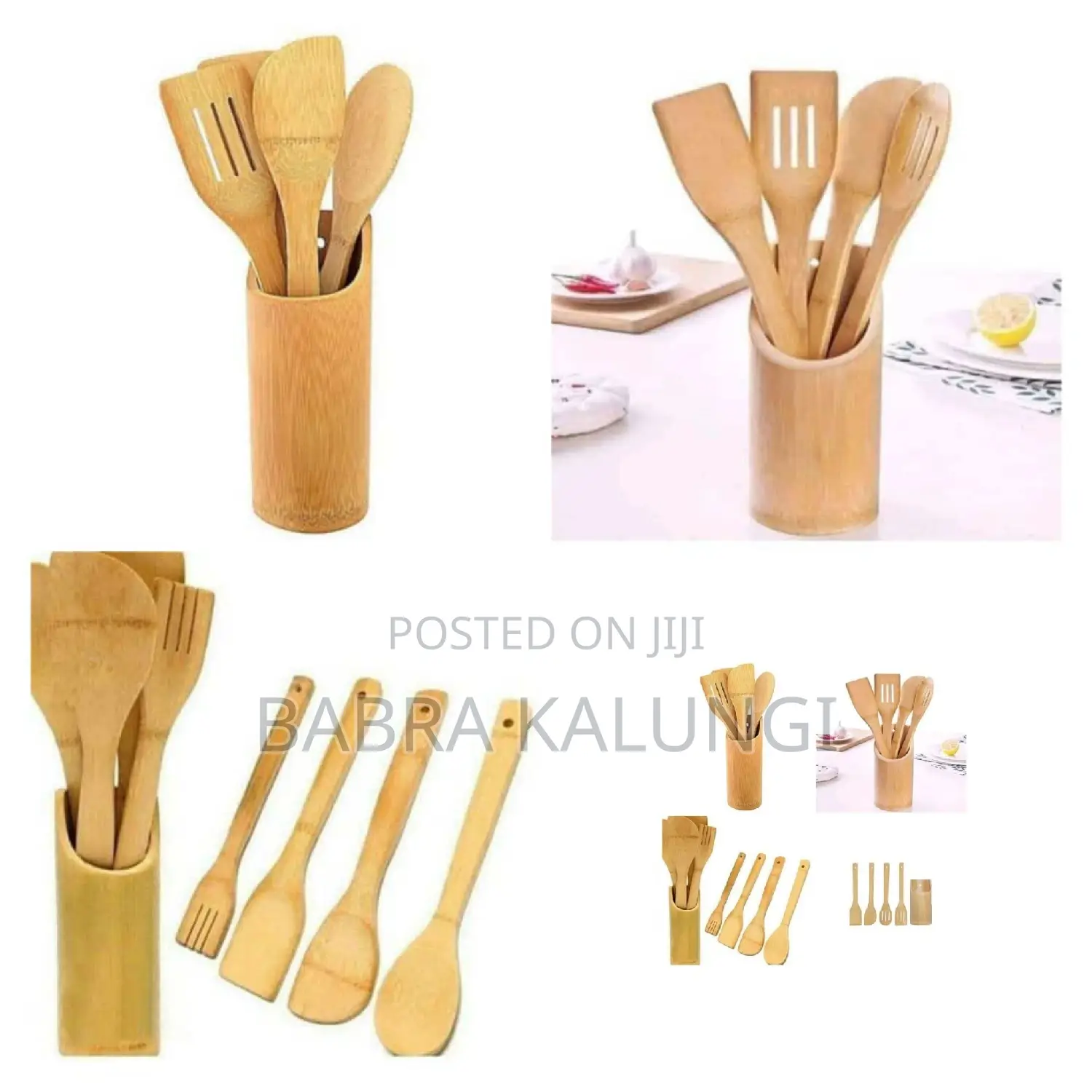 5pcs of Bamboo Kitchen Stick Set