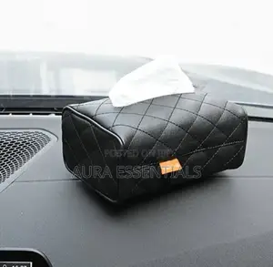 Leather Car Tissue Box