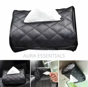 Leather Car Tissue Box