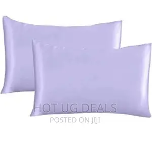 Double Big Fibre Pillows (2pcs) - Purple