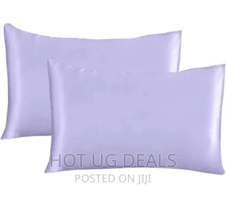 Double Big Fibre Pillows (2pcs) - Purple