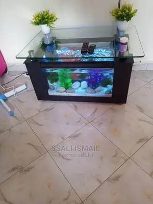 Coffee Table Black Aquarium