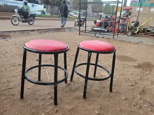 2 Stools Red